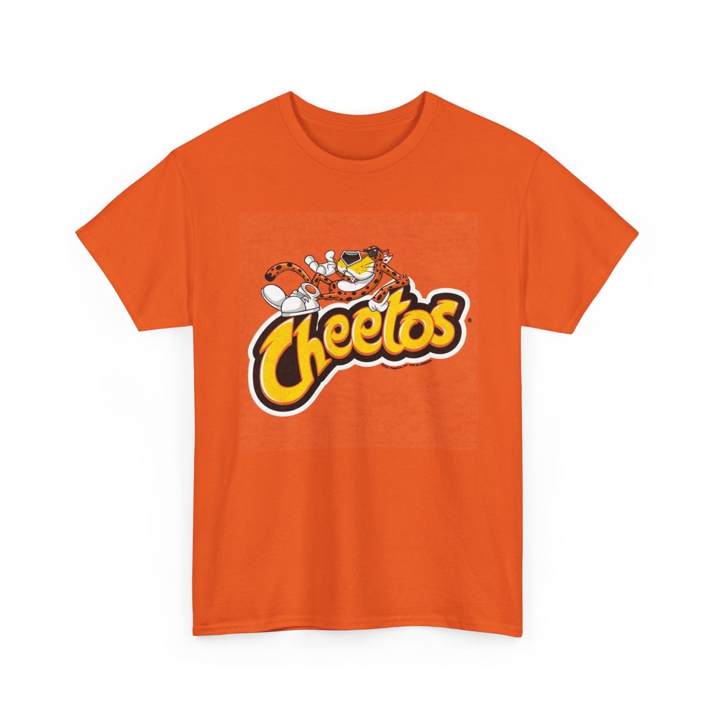 Cheetos Graphic T Shirt Vintage Snack Logo Unisex Heavy Cotton Tee