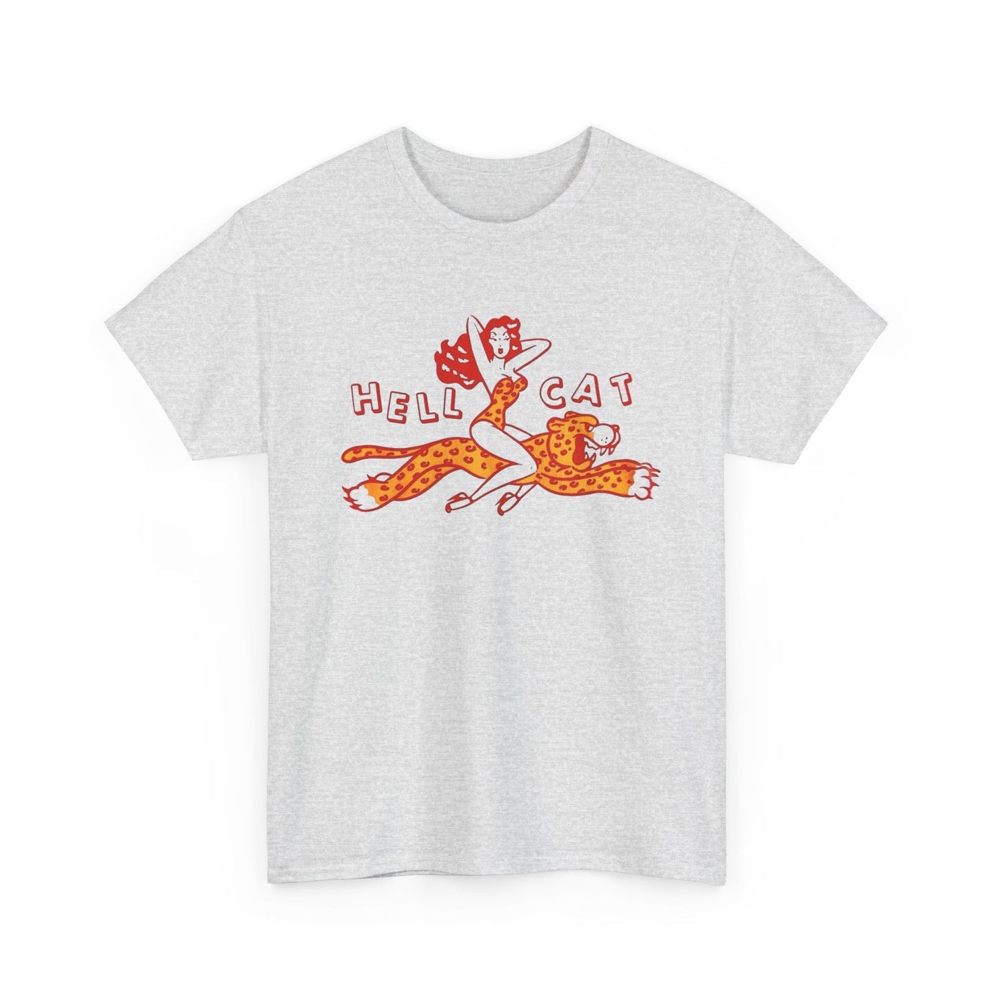 Hellcat Vintage Graphic T Shirt Unisex Heavy Cotton Tee NEW Gift