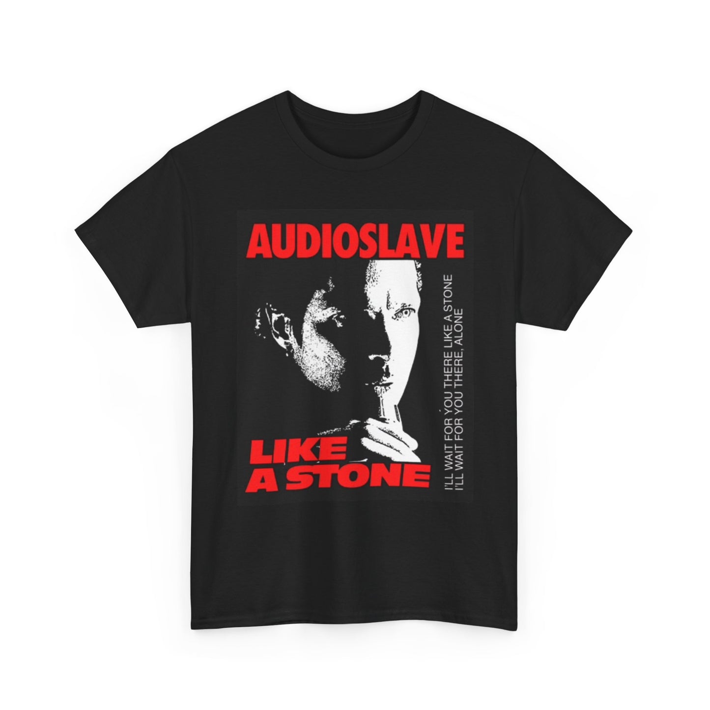 Audioslave Like A Stone Graphic T Shirt Vintage Rock Merch Unisex Heavy Cotton