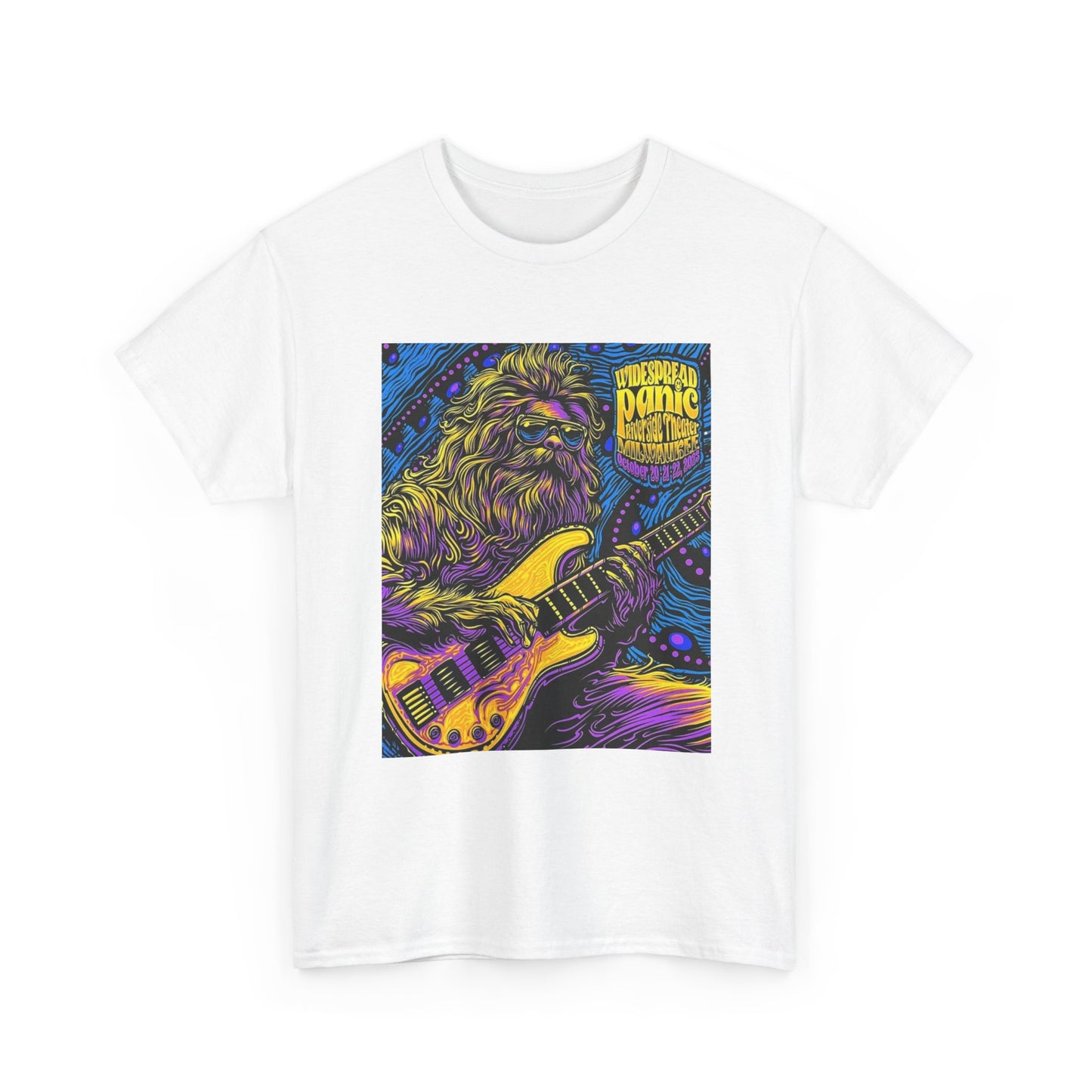 Widespread panic Tshirt Vintage Tour Poster Retro Unisex Heavy Cotton Tee
