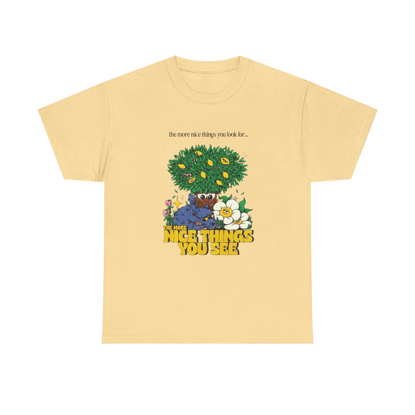 Look For Nice Things Graphic T Shirt NEW Adult Unisex Heavy Cotton Tee