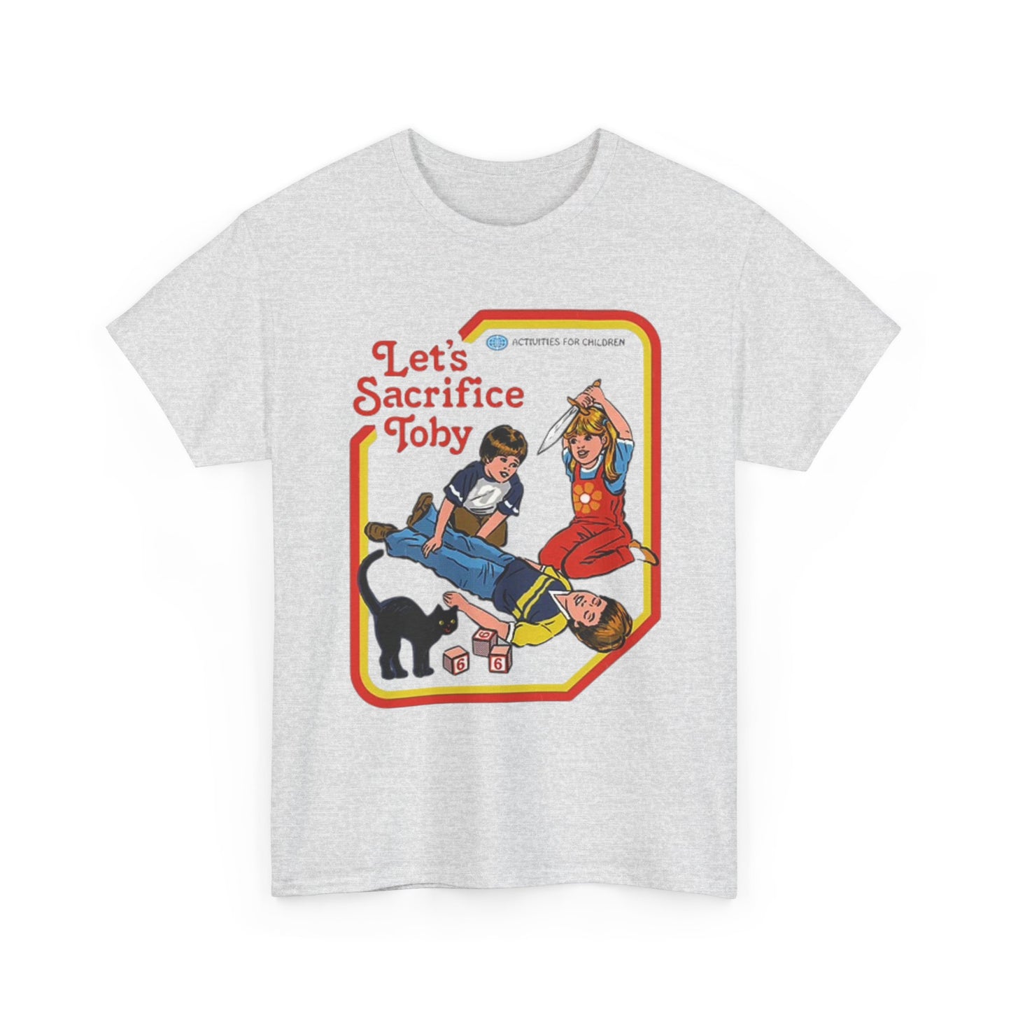 Lets Sacrifice Toby Graphic T Shirt Funny Retro Poster Unisex Heavy Cotton Tee