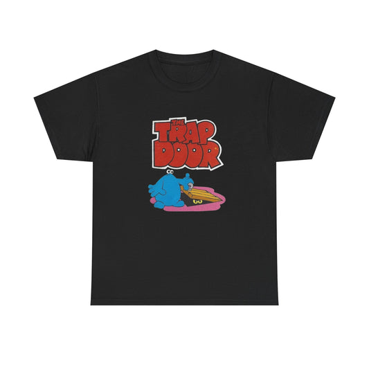 Trap Door Graphic T-Shirt Unisex Heavy Cotton Tee