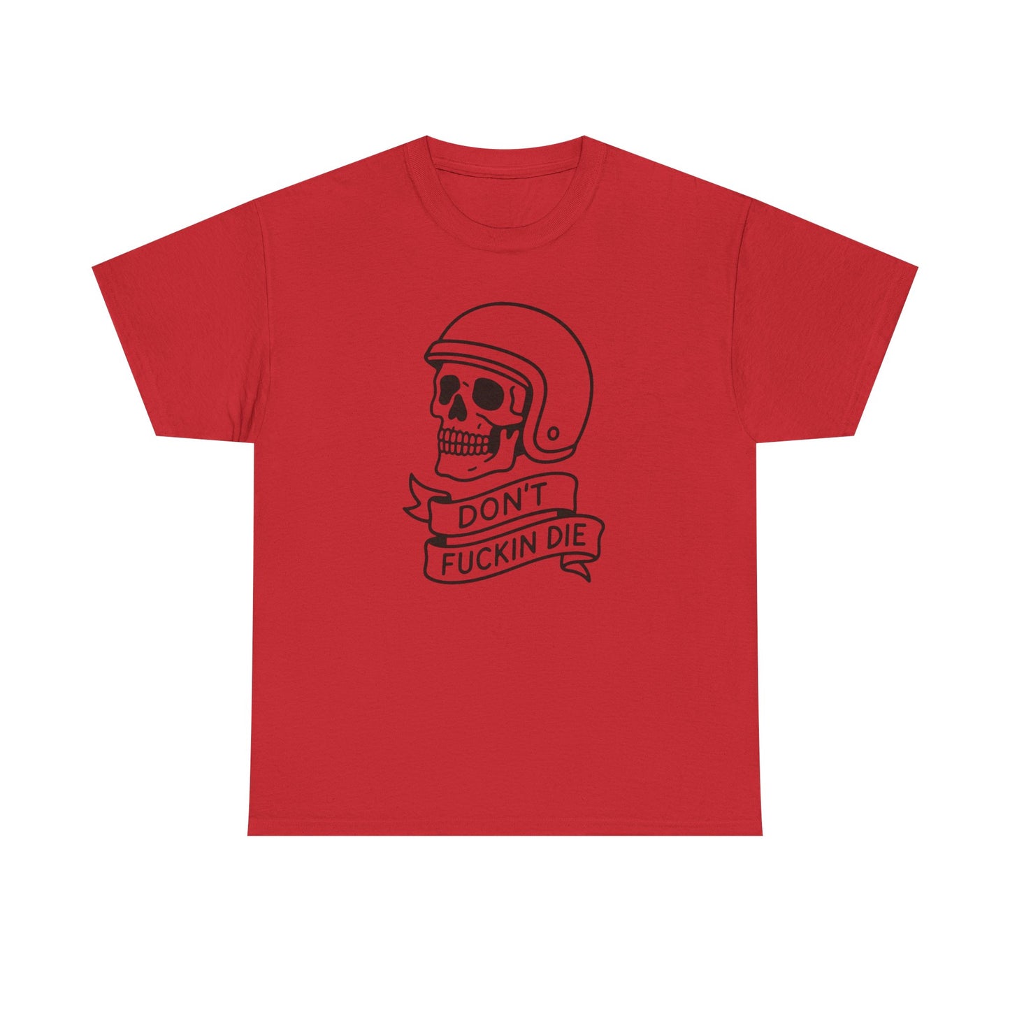 Don't Die Motorcycles Vintage Graphic T Shirt S-5XL NEW Unisex Heavy Cotton Tee