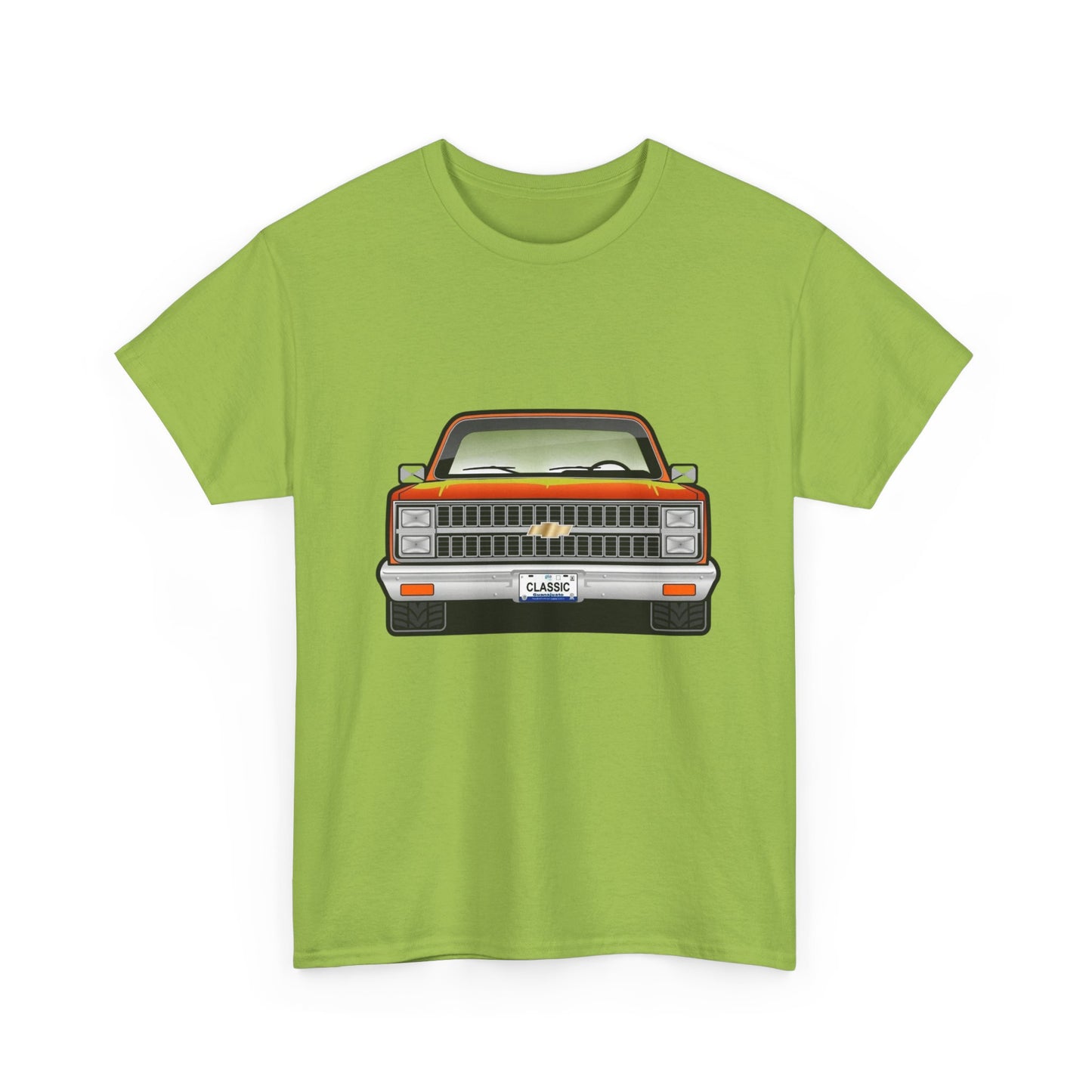 Classic Retro Pickup Truck Graphic T Shirt Unisex Heavy Cotton Tee NEW