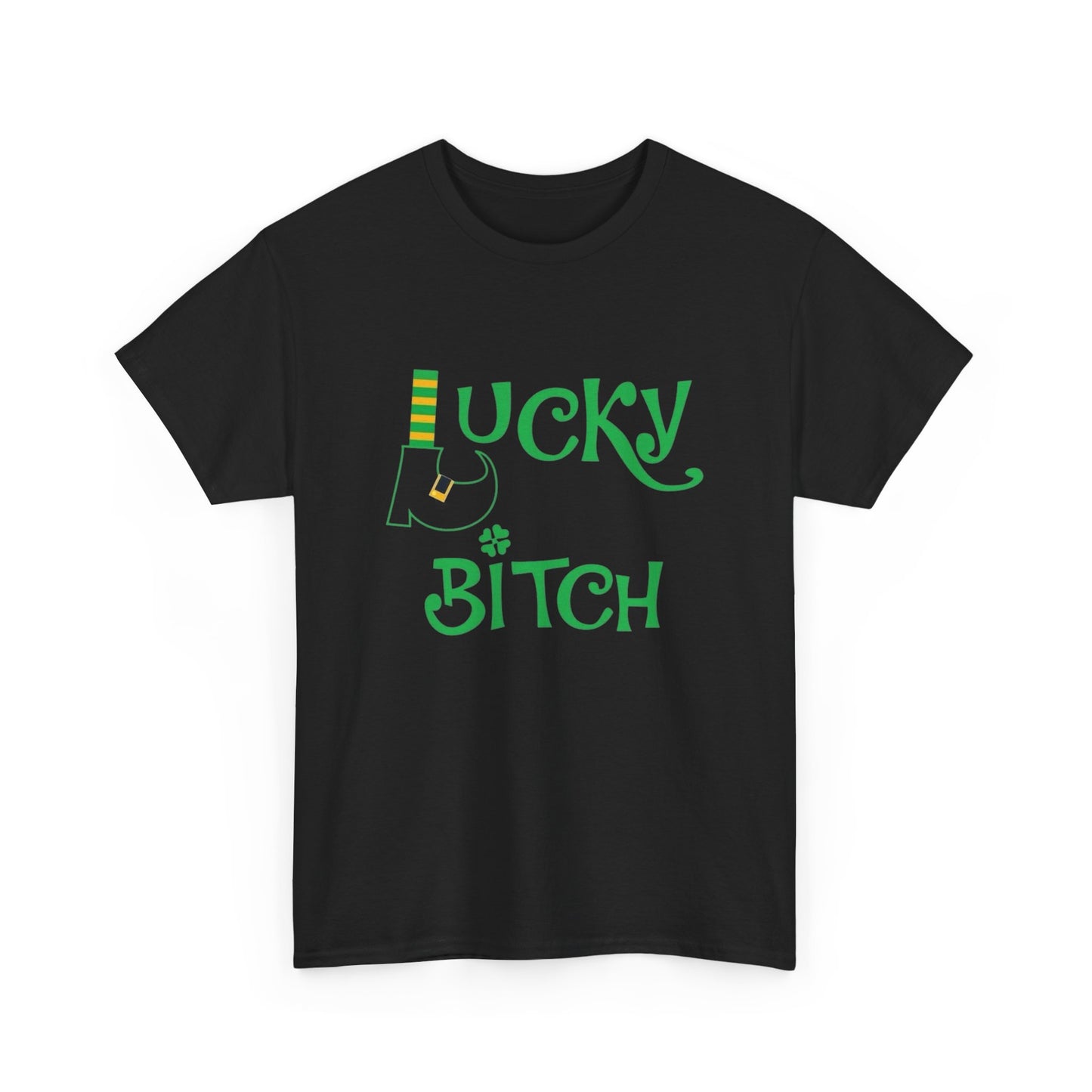 Lucky St Paddys Day Graphic T Shirt NEW Unisex Heavy Cotton Tee