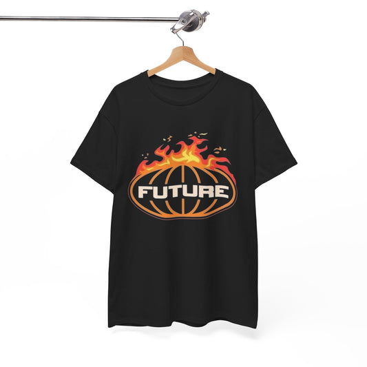 Future Flames Graphic T Shirt NEW ADULT Unisex Heavy Cotton Tee