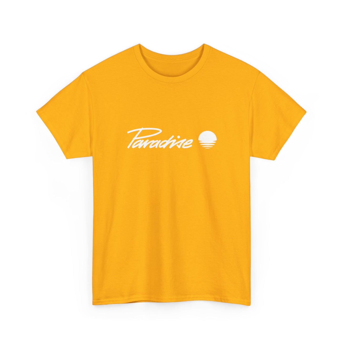Paradise Sunset Graphic T Shirt NEW Adult Unisex Heavy Cotton Tee
