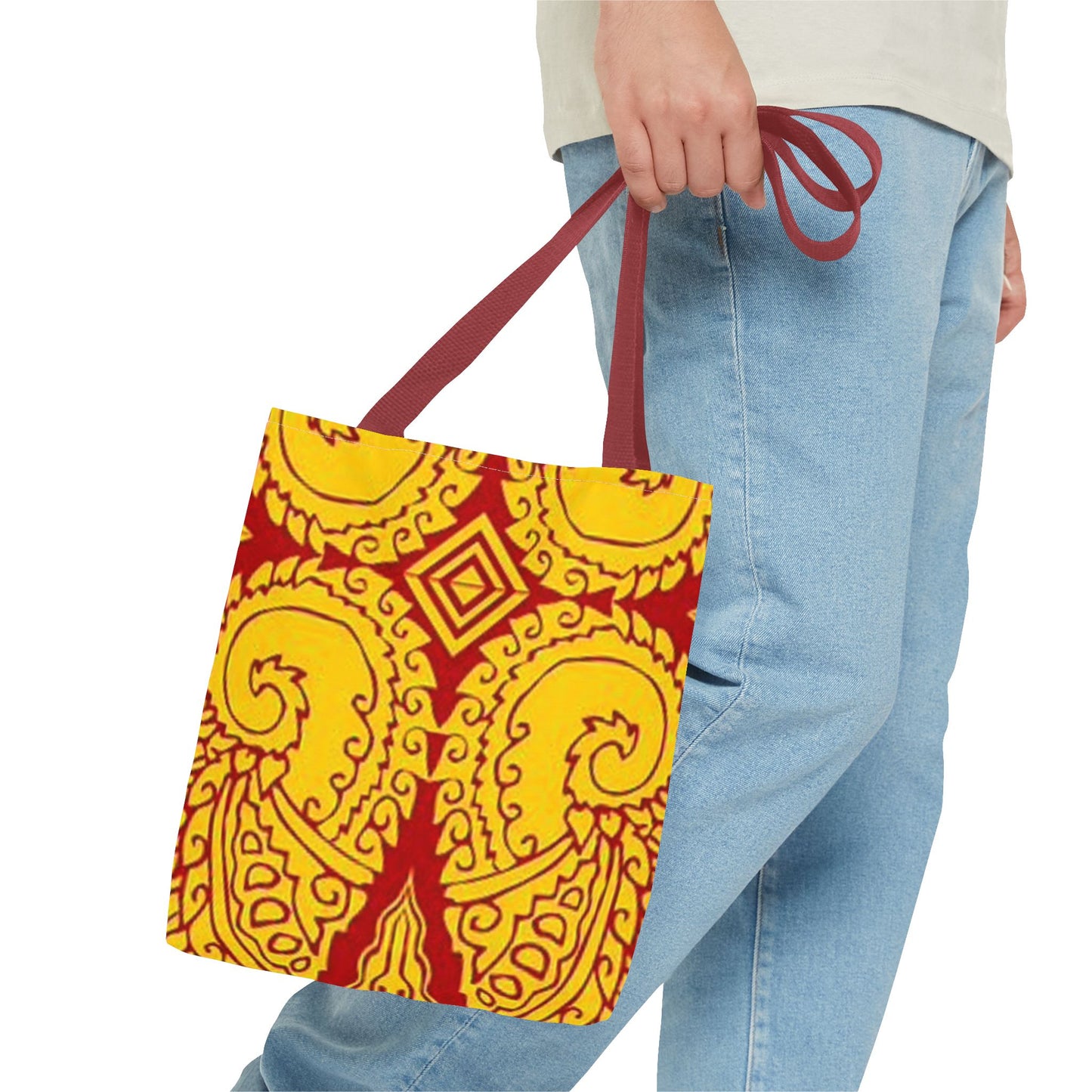 Red And Yellow Middle Eastern Multi Color BRAND NEW MODERN Tote Bag (AOP)