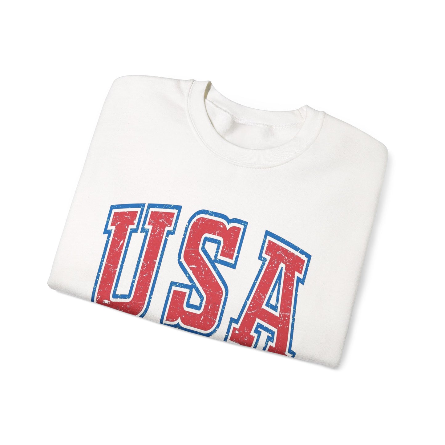 USA Est 1776 American Flag Sweater NEW Unisex Heavy Blend™ Crewneck Sweatshirt