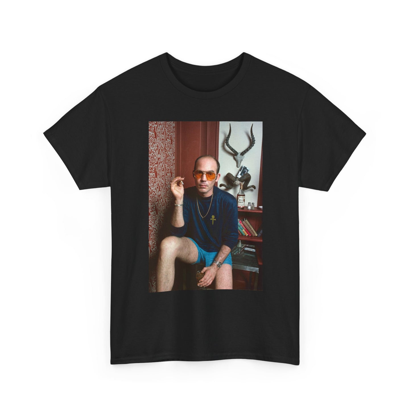 Hunter S Thompson Graphic T Shirt Vintage Retro Unisex Heavy Cotton Tee