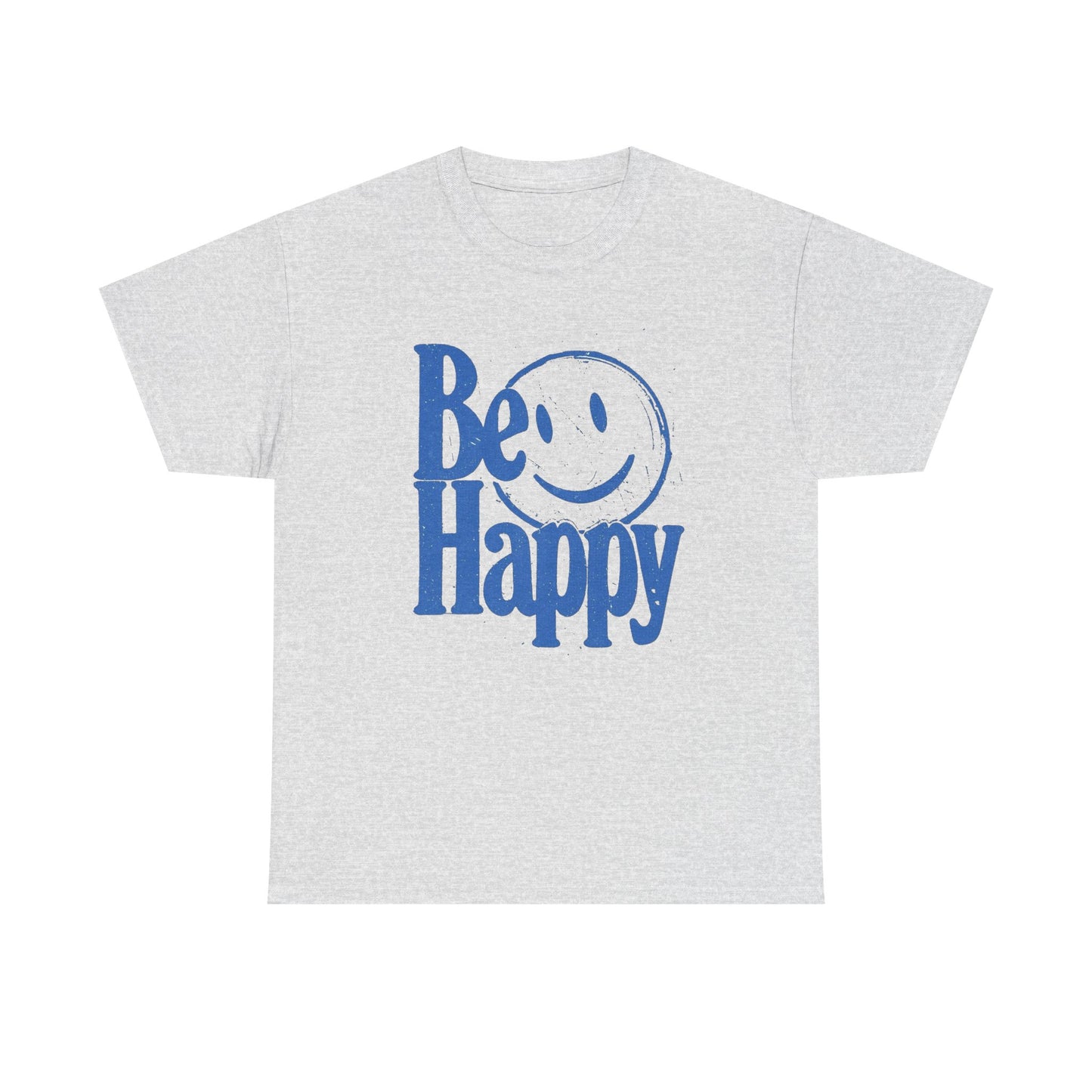 Be Happy Retro Graphic T Shirt Unisex Cotton Tee - New Gift - Tee