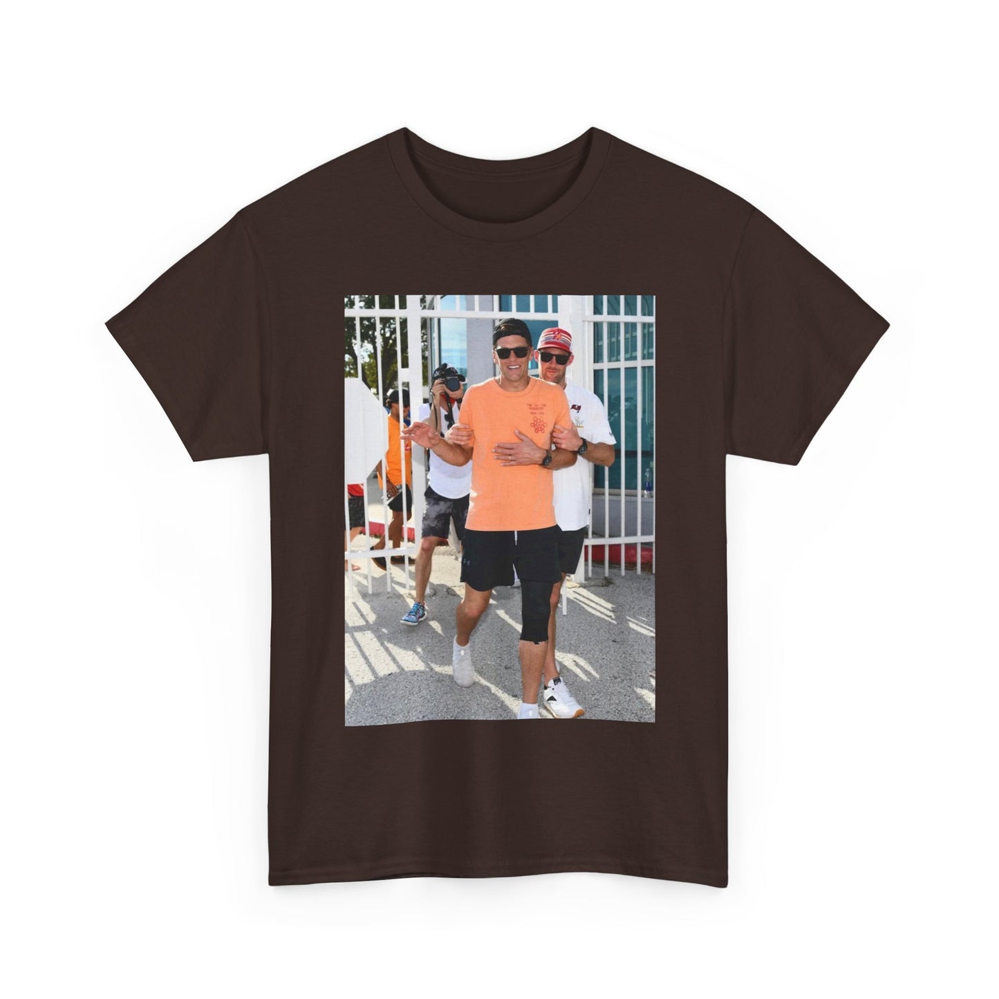 Tom brady funny drunk Tshirt buccaneers Florida patriots Unisex Heavy Cotton Tee