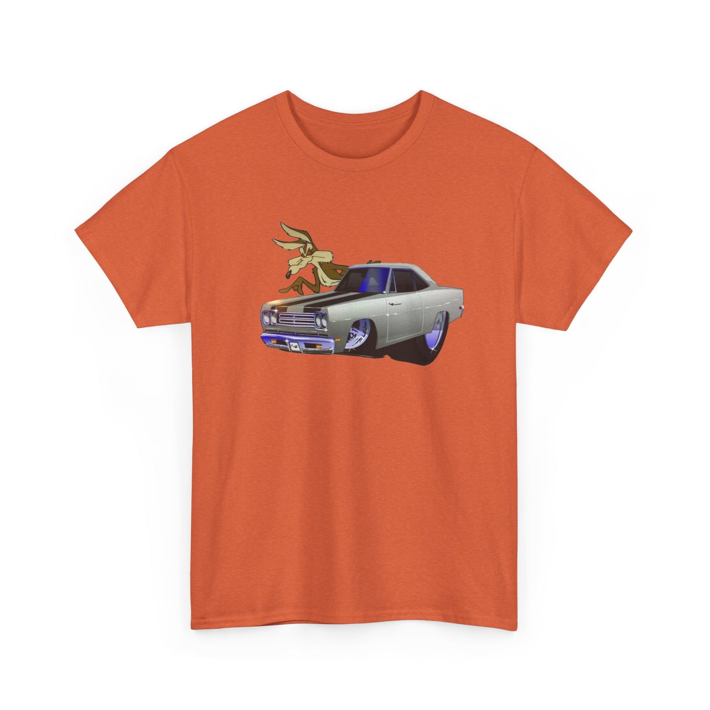 Plymouth Roadrunner Classic Graphic T Shirt Unisex Heavy Cotton Tee NEW