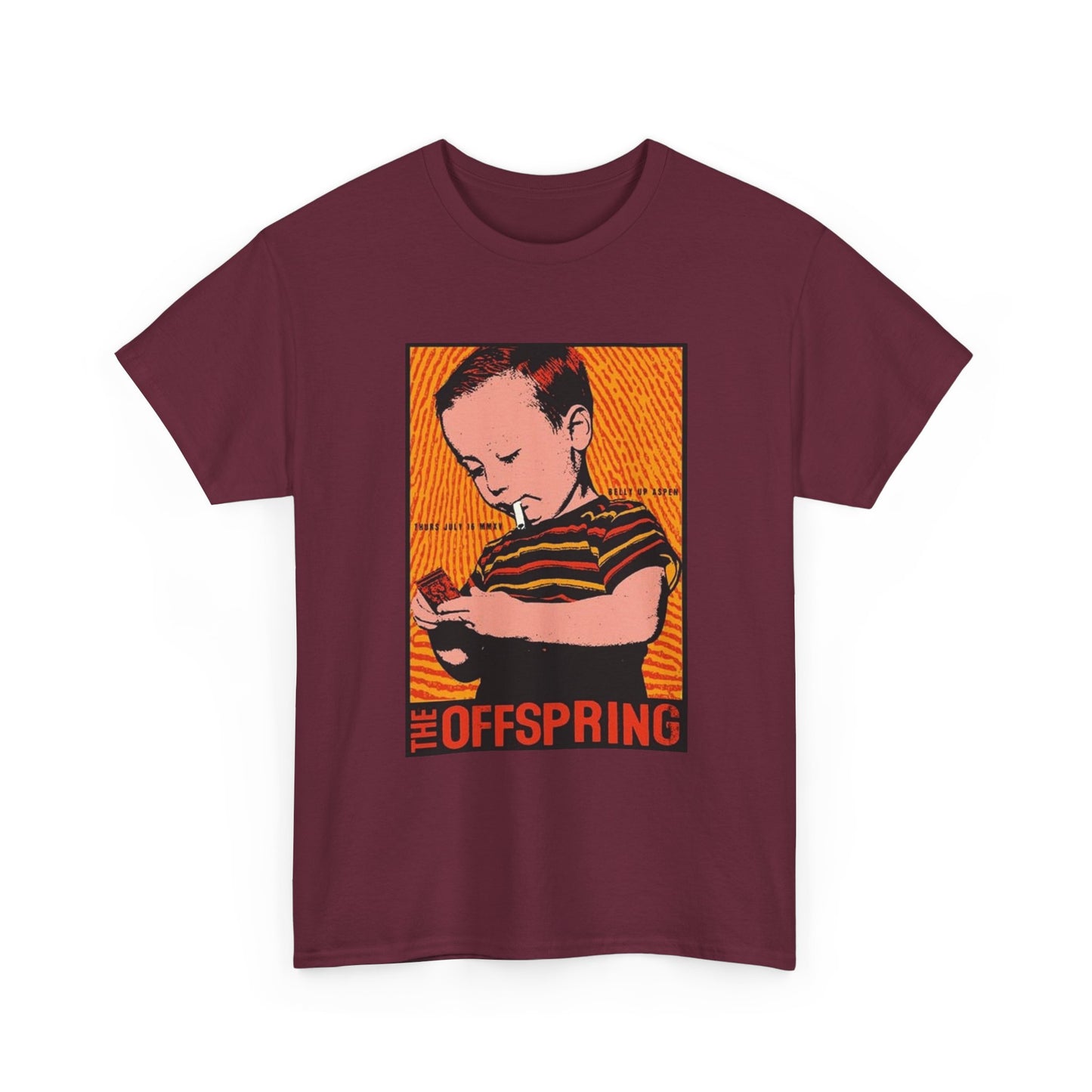 The offspring shirt vintage art retro cigarette band rock Unisex Heavy Cotton