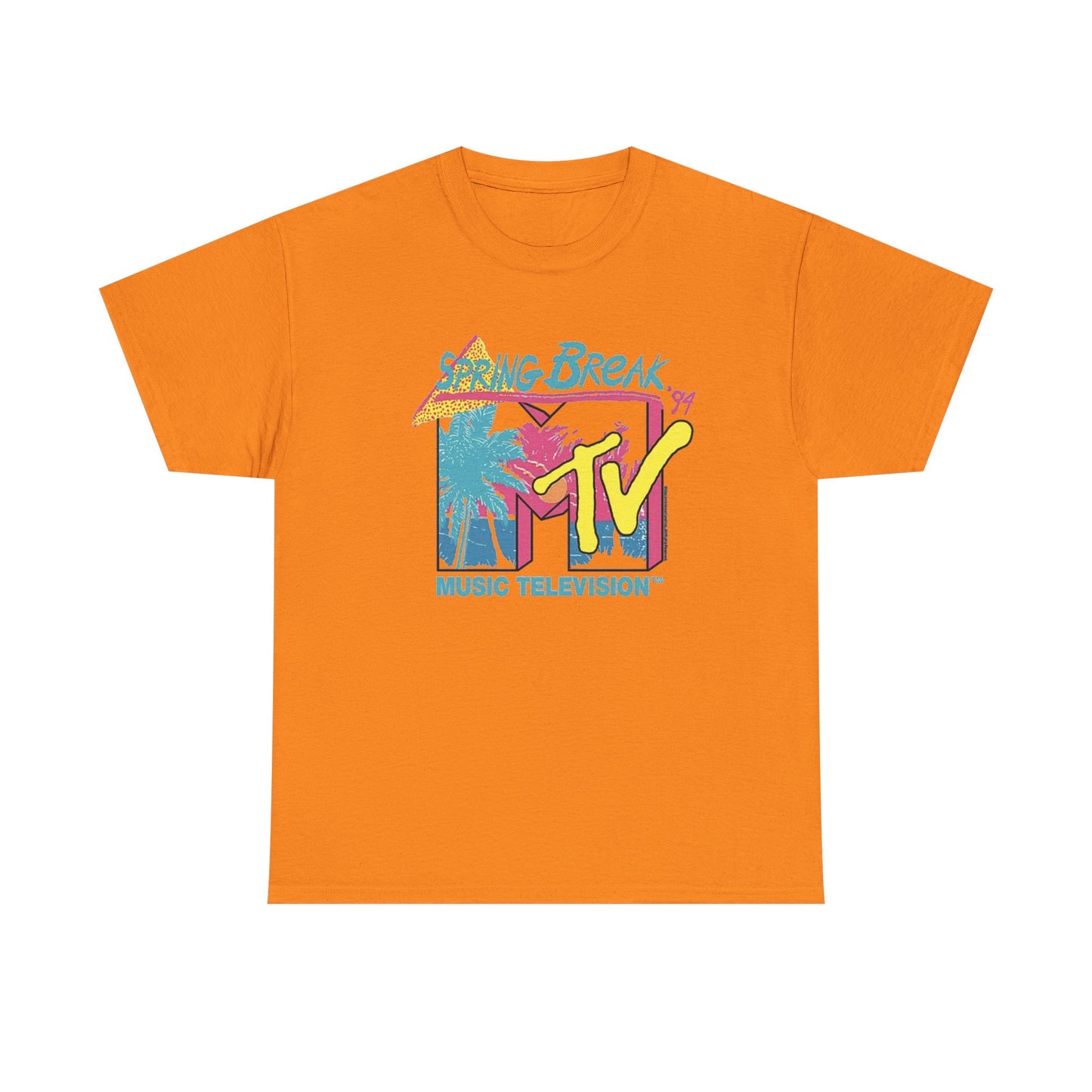 MTV Spring Break 94 Graphic T Shirt Vintage Heavy Cotton Tee
