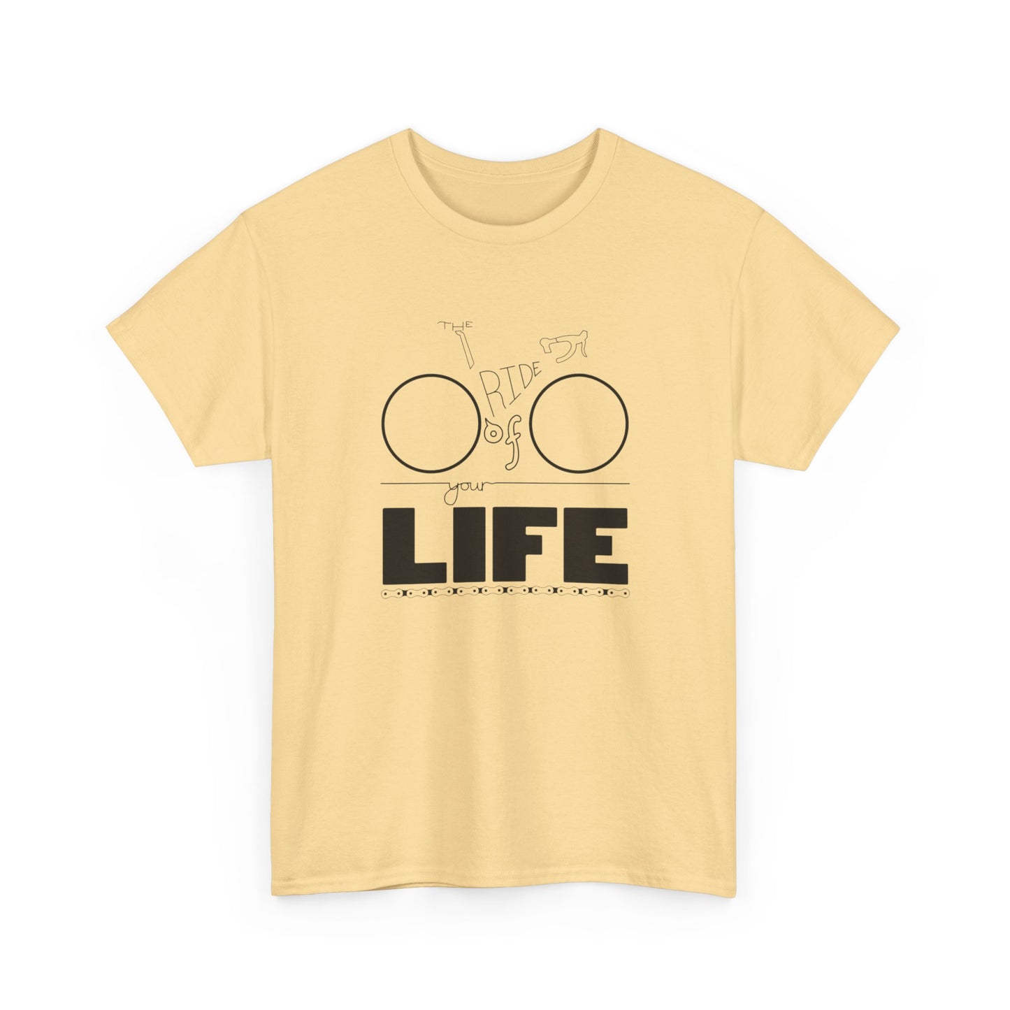 Bike Ride Of Your Life Graphic T Shirt ADULT NEW Heavy Cotton Tee