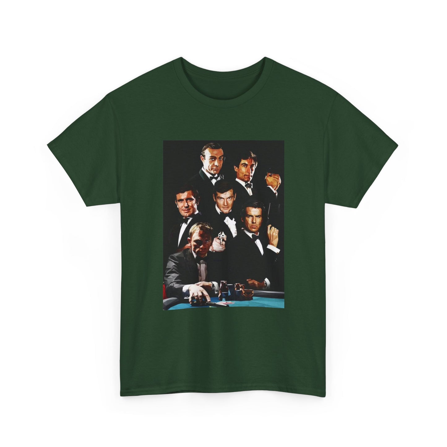James Bond T-shirt Vintage Bond Collection Merch Unisex Heavy Cotton Tee