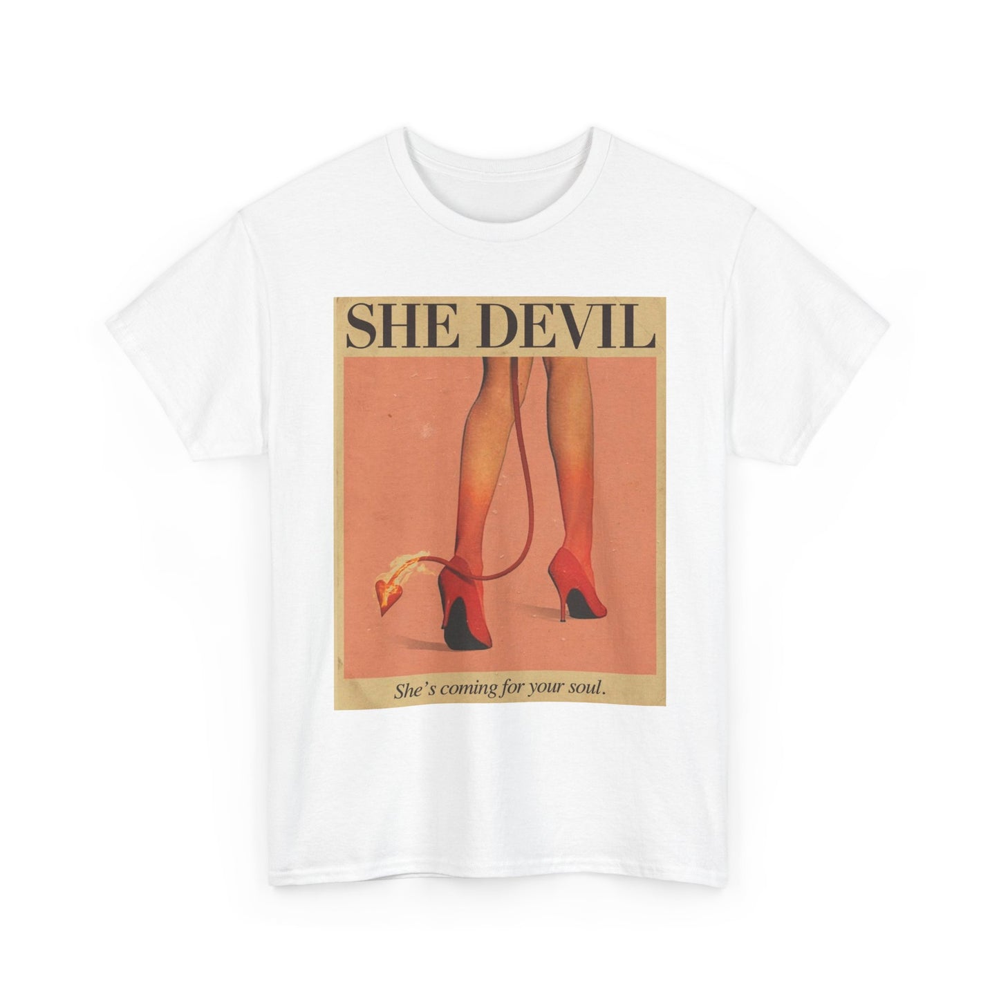 She Devil Funny Graphic T Shirt Women's Cotton Tee BRAND NEW
