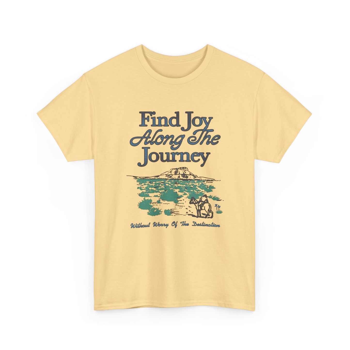 Find The Joy Along The Journey Graphic T Shirt NEW Adult Tee
