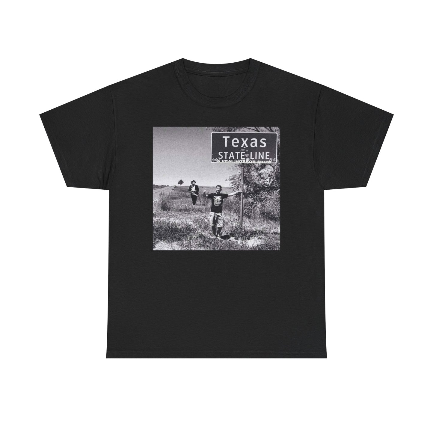 Texas Chainsaw Horror Vintage Funny Graphic T Shirt Unisex Heavy Cotton Tee