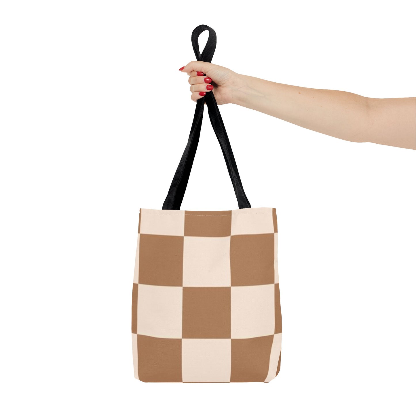 Modern Checkered All Over Print BRAND NEW Purse - Pocketbook - Travel Tote Bag