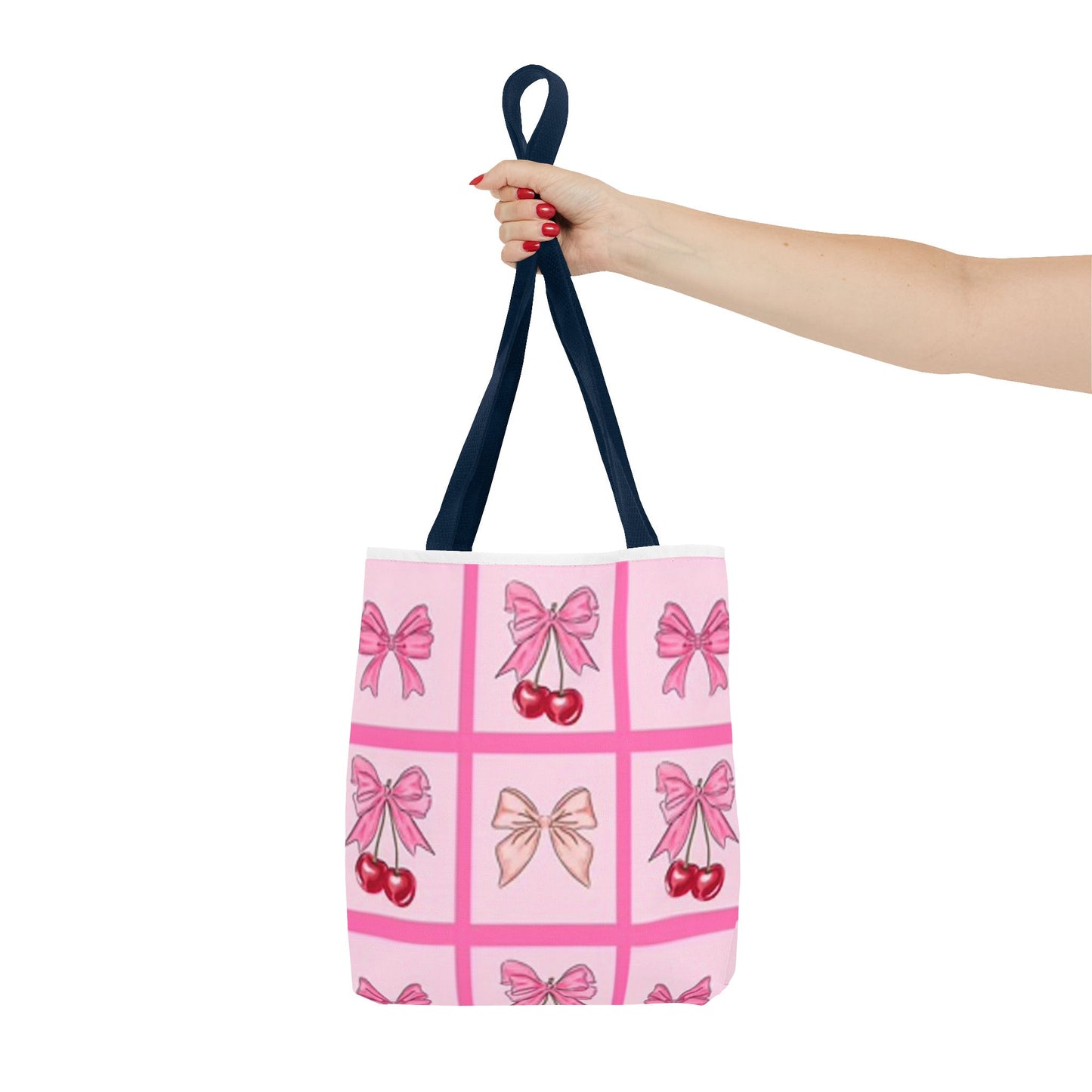 Pink Bows Upside Down Graphic BRAND NEW Tote Bag (AOP)