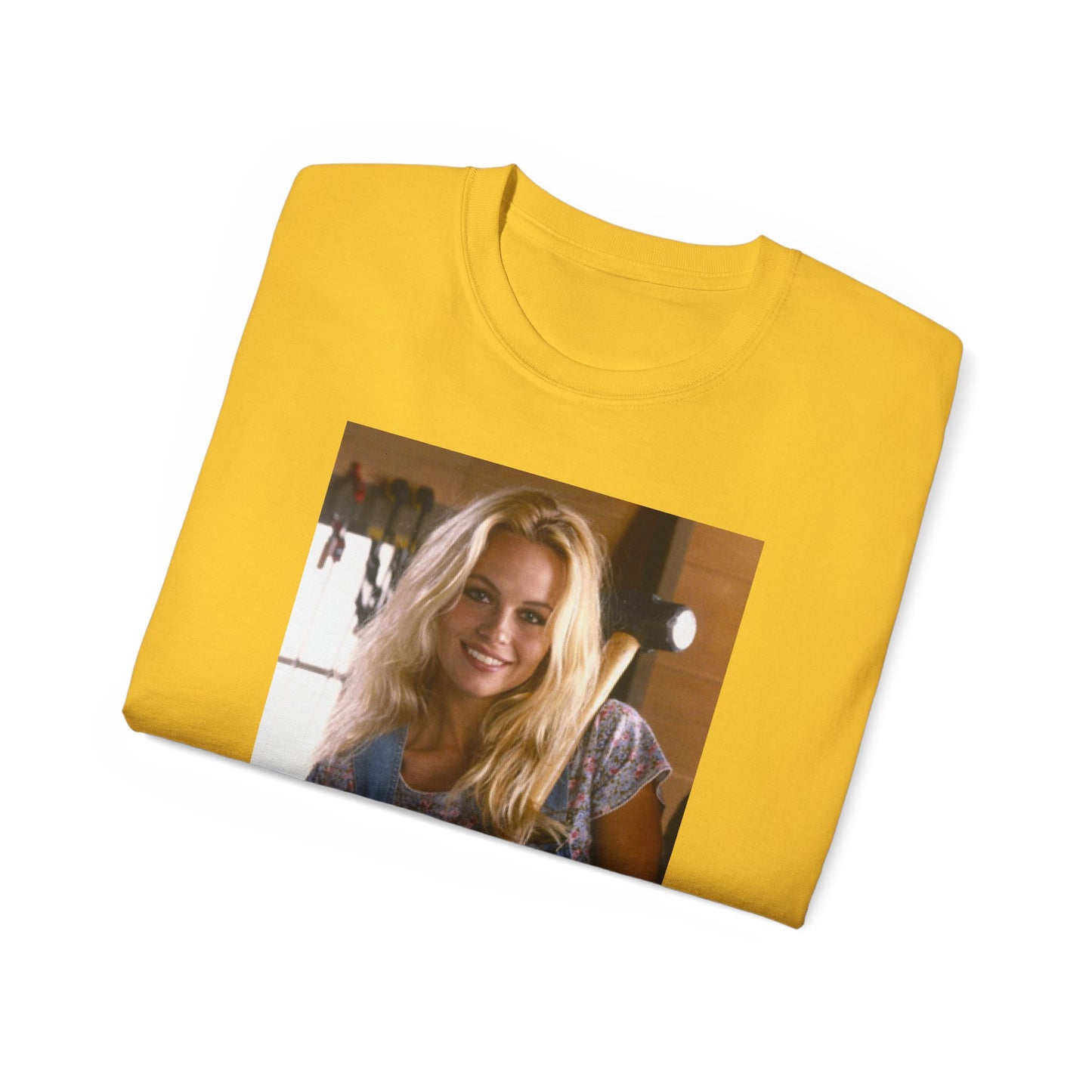 Pam Anderson playboy tool time 90s vintage Unisex Ultra Cotton Tee