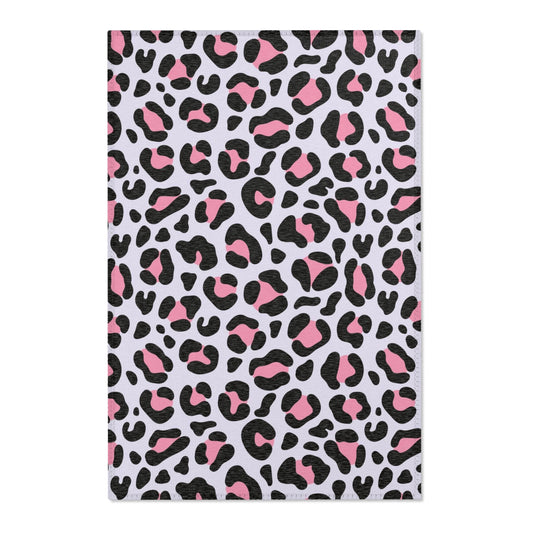Pink Cheetah Print Brand New Dorm Area Rugs