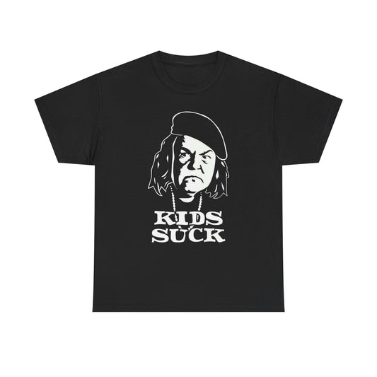 Kids Suck Funny The Goonies Graphic T Shirt Unisex Heavy Cotton Tee