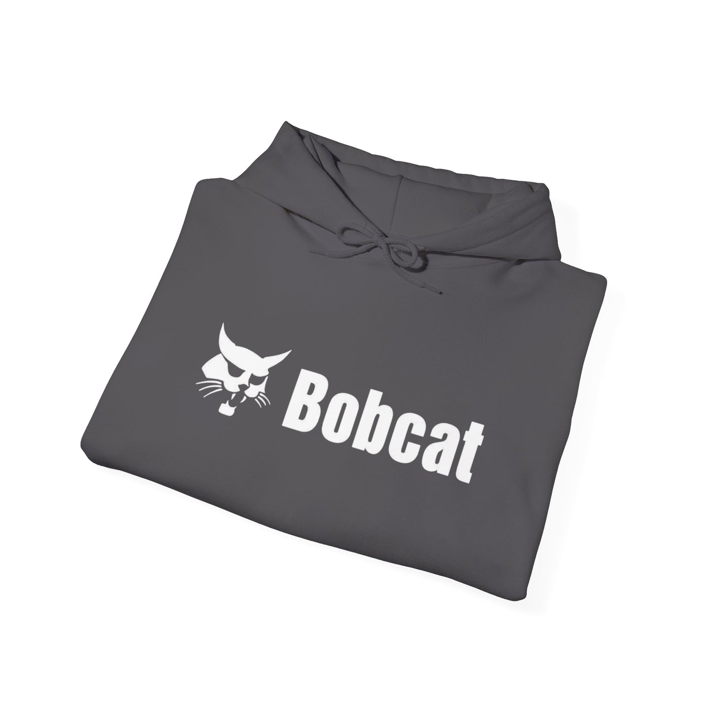 Bobcat Logo Retro Equipment Graphic Hoodie Unisex Heavy Blend™ Hooded Sweatshirt