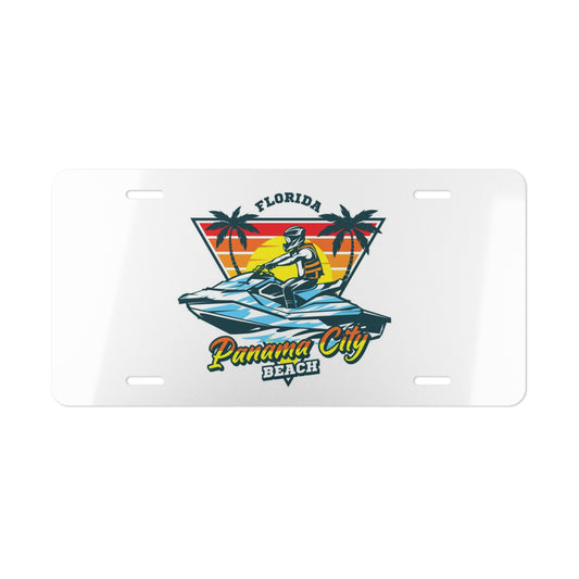 Panama City Jet Ski Beach Florida License Vanity Plate BRAND NEW USA