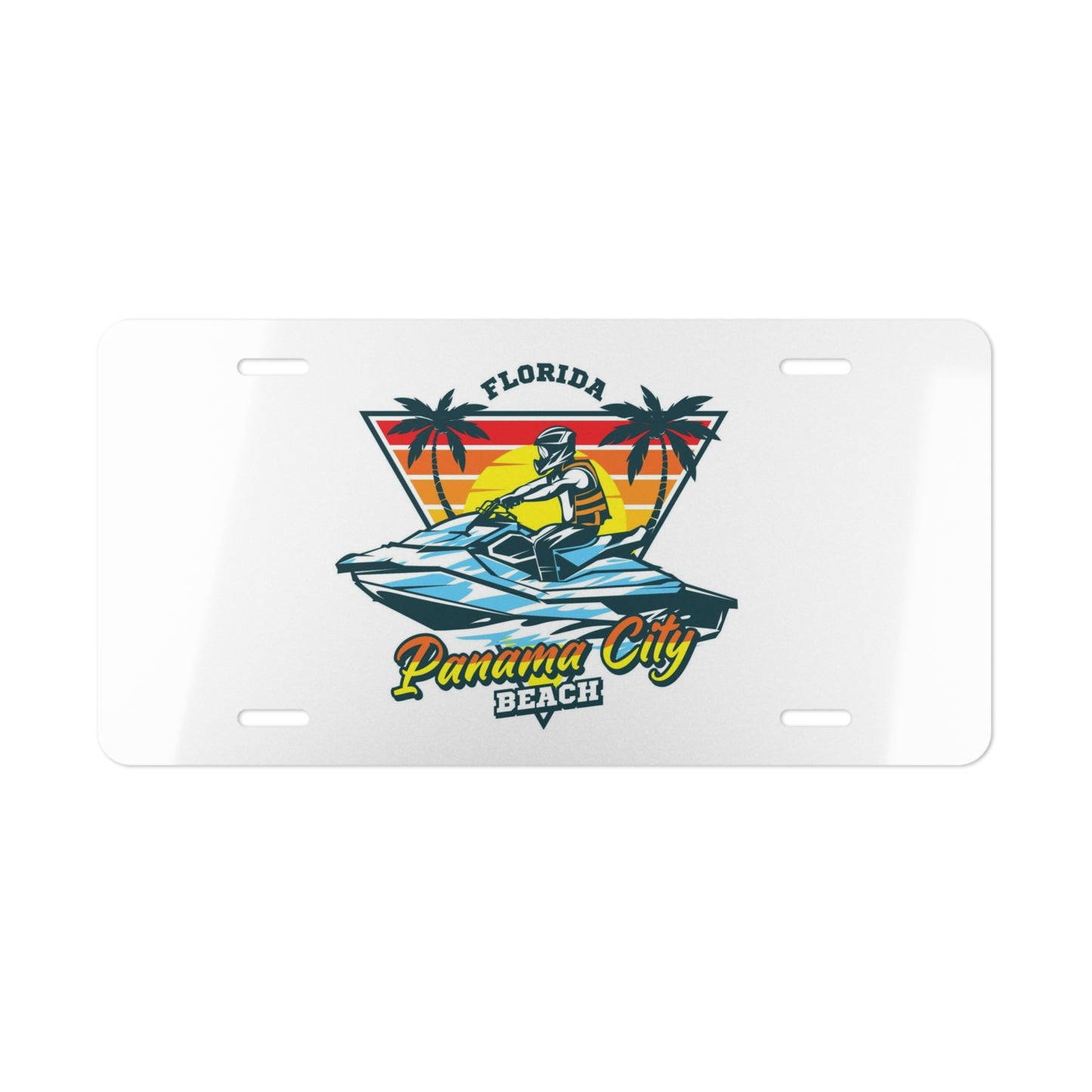 Panama City Jet Ski Beach Florida License Vanity Plate BRAND NEW USA