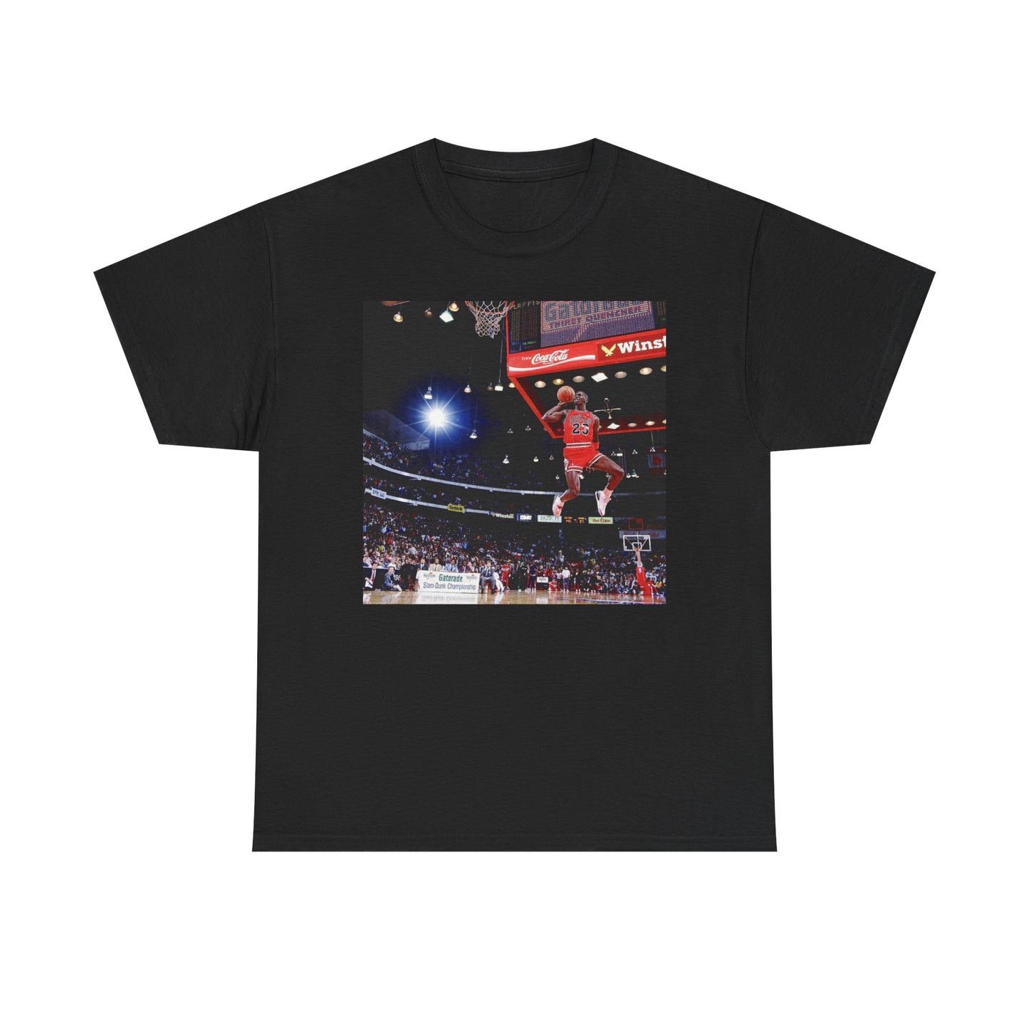 Michael Jordan Graphic T Shirt Retro Dunk Contest Unisex Heavy Cotton Tee