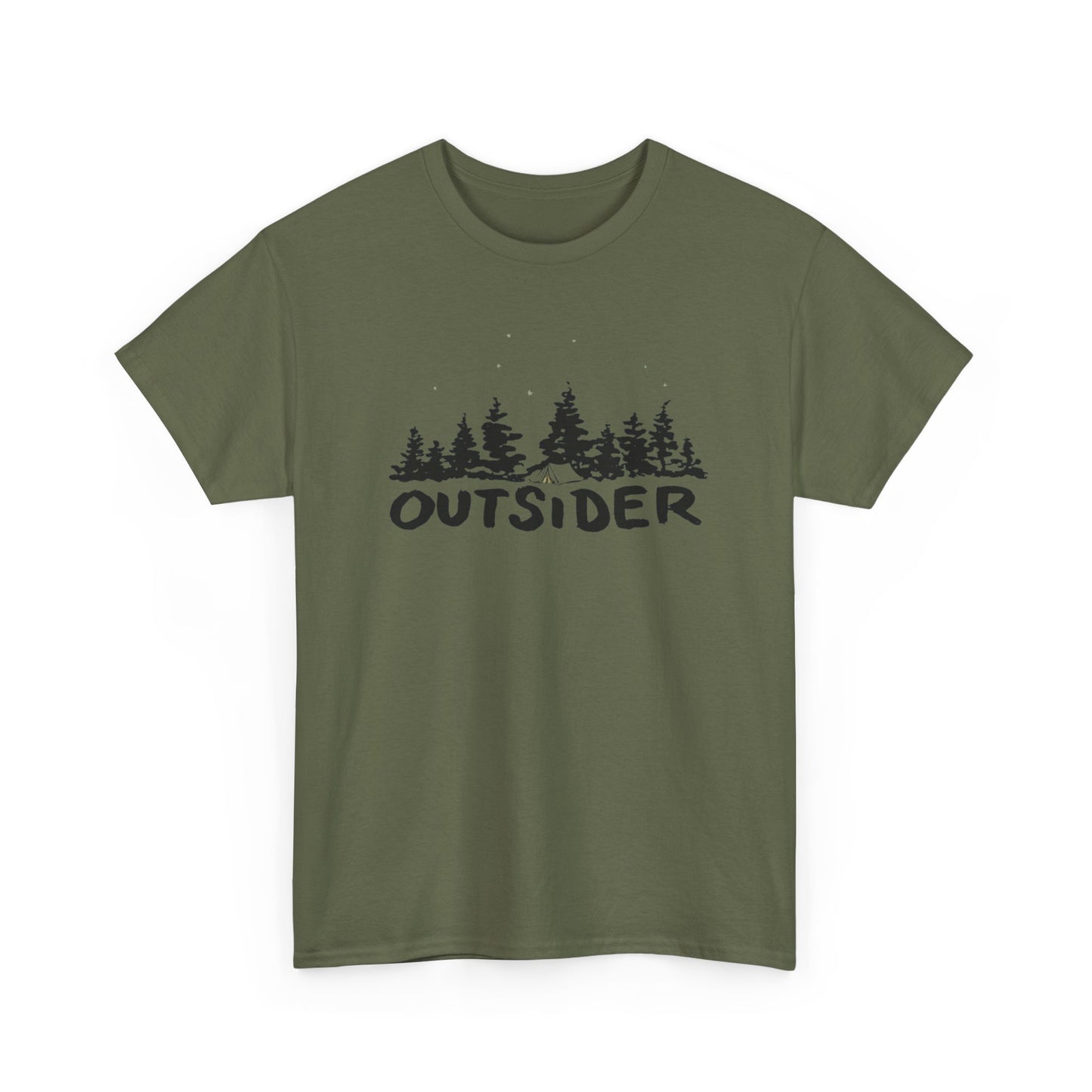 Outsider Camping Graphic T Shirt NEW ADULT
