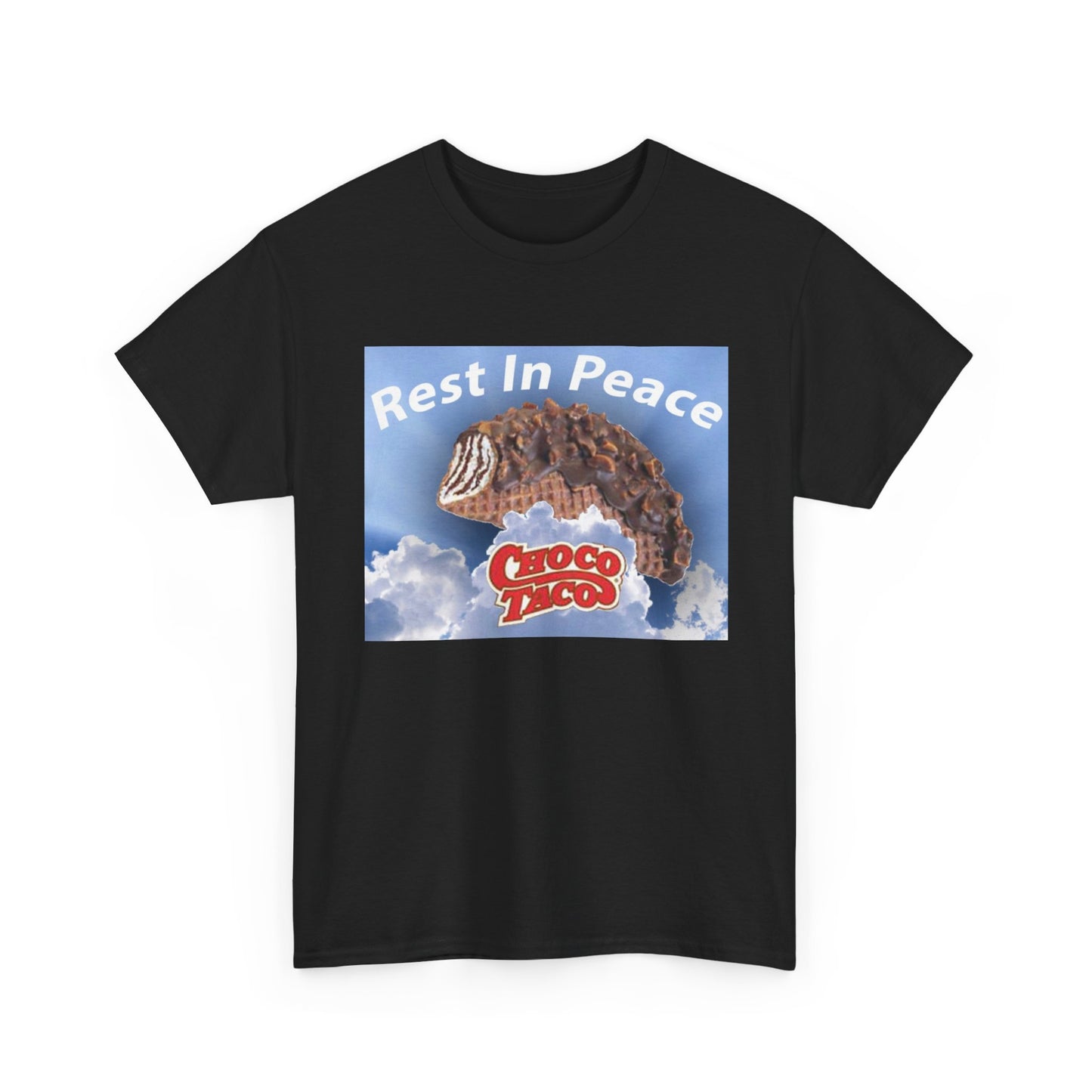 Choco Taco Shirt Funny RIP Ice cream Nostalgic 90s Unisex Heavy Cotton Tee