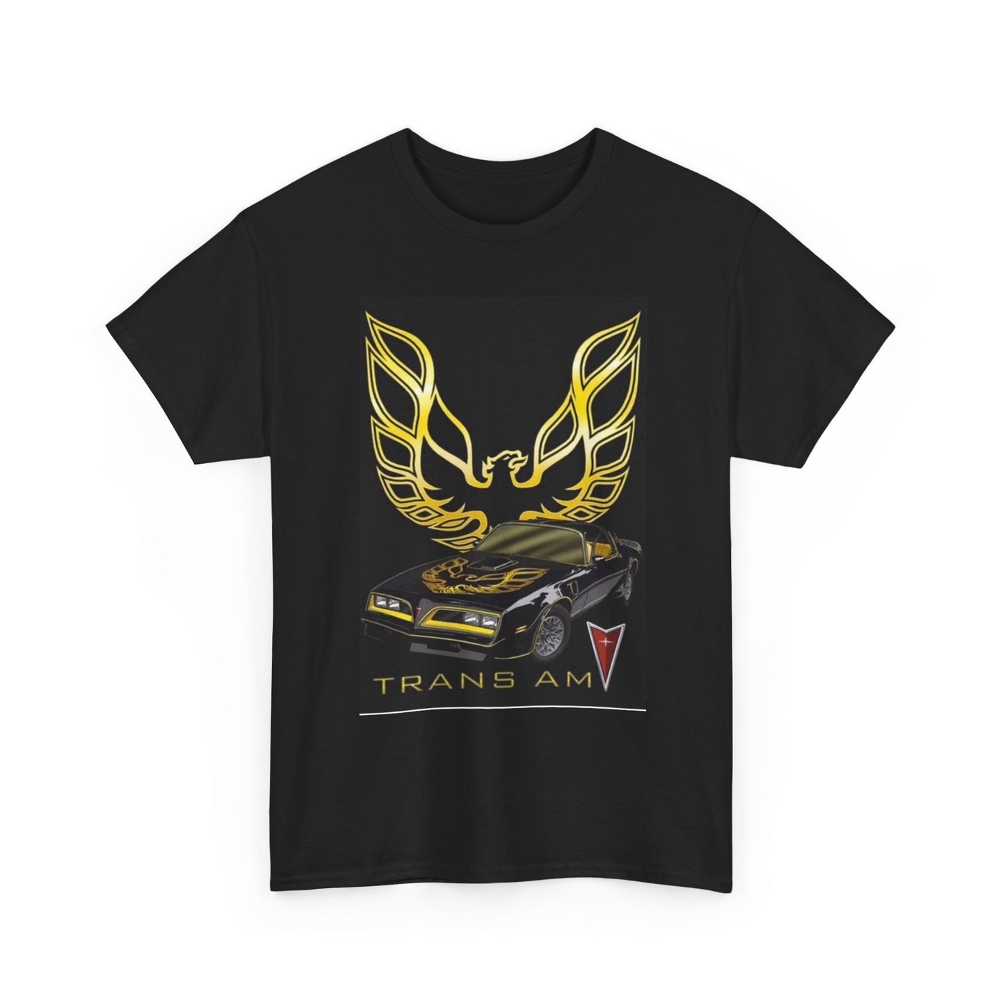 Trans Am Firebird Graphic T Shirt Vintage Muscle Car Unisex Heavy Cotton Tee