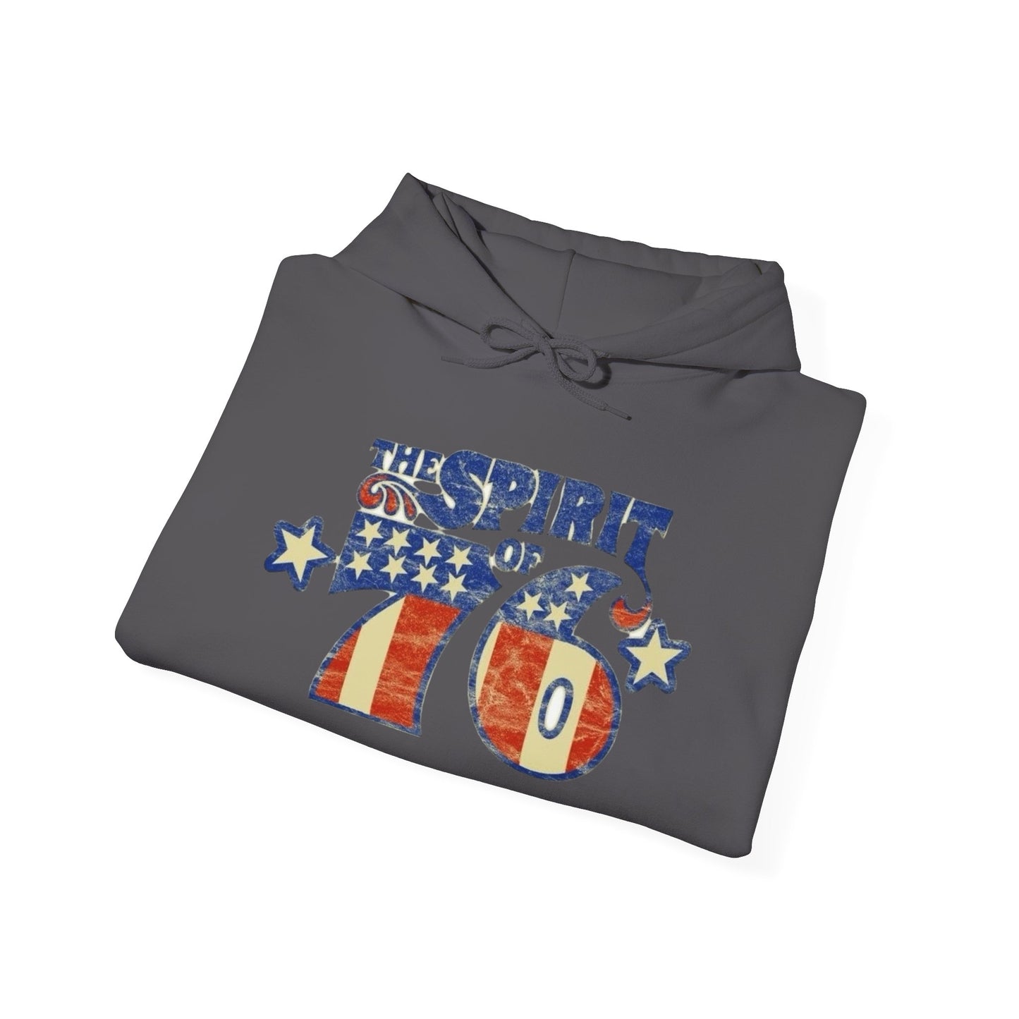 USA Spirit Of 76 Vintage Graphic Hoodie Heavy Blend™ NEW Sweatshirt
