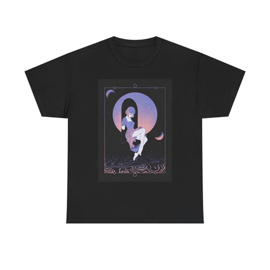 Waifu Anime T-shirt Girl Graphic Cartoon Retro Gaming Unisex Heavy Tee Gamer 48