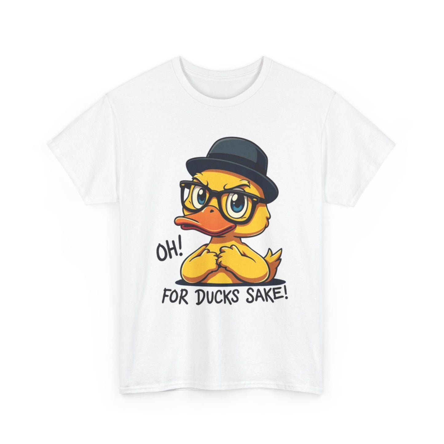 Oh For Ducks Sake Graphic T Shirt Funny Unisex Heavy Cotton Tee