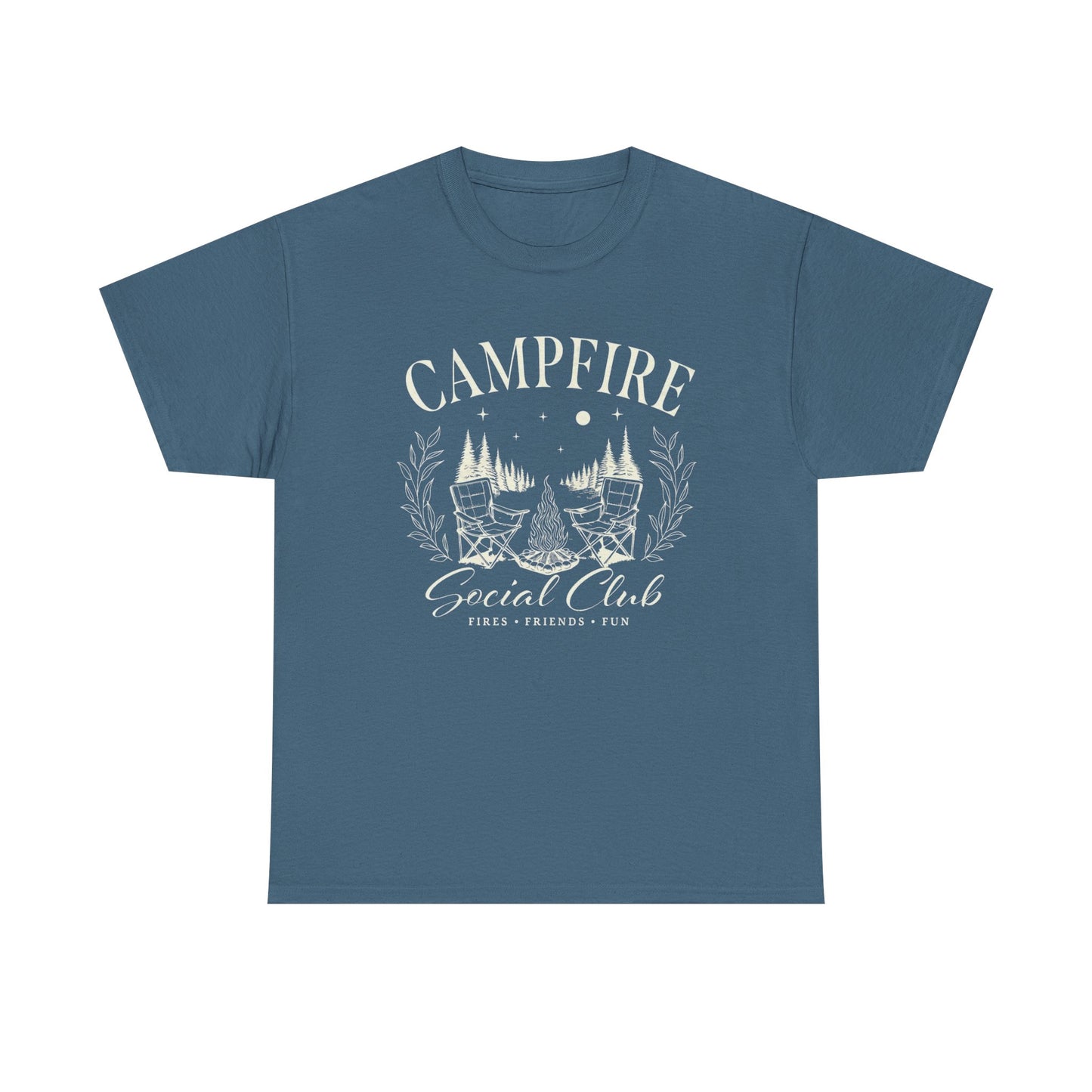 Campfire Social Club Graphic T Shirt Unisex Heavy Cotton Tee
