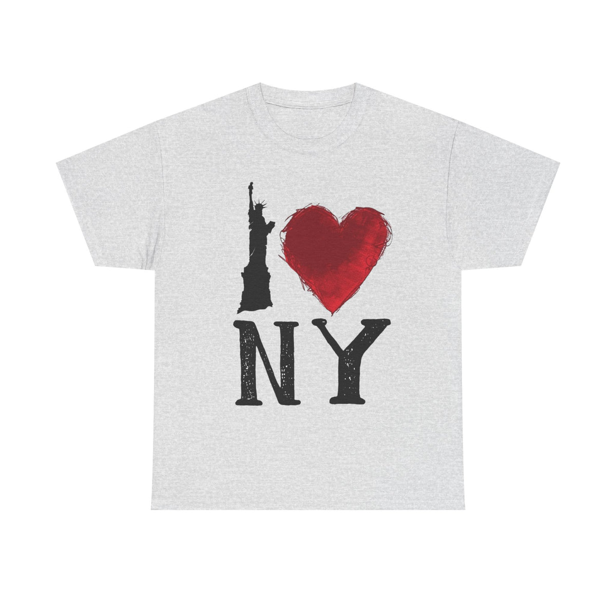 I Love New York Painting Graphic T Shirt Unisex NEW Heavy Cotton Tee