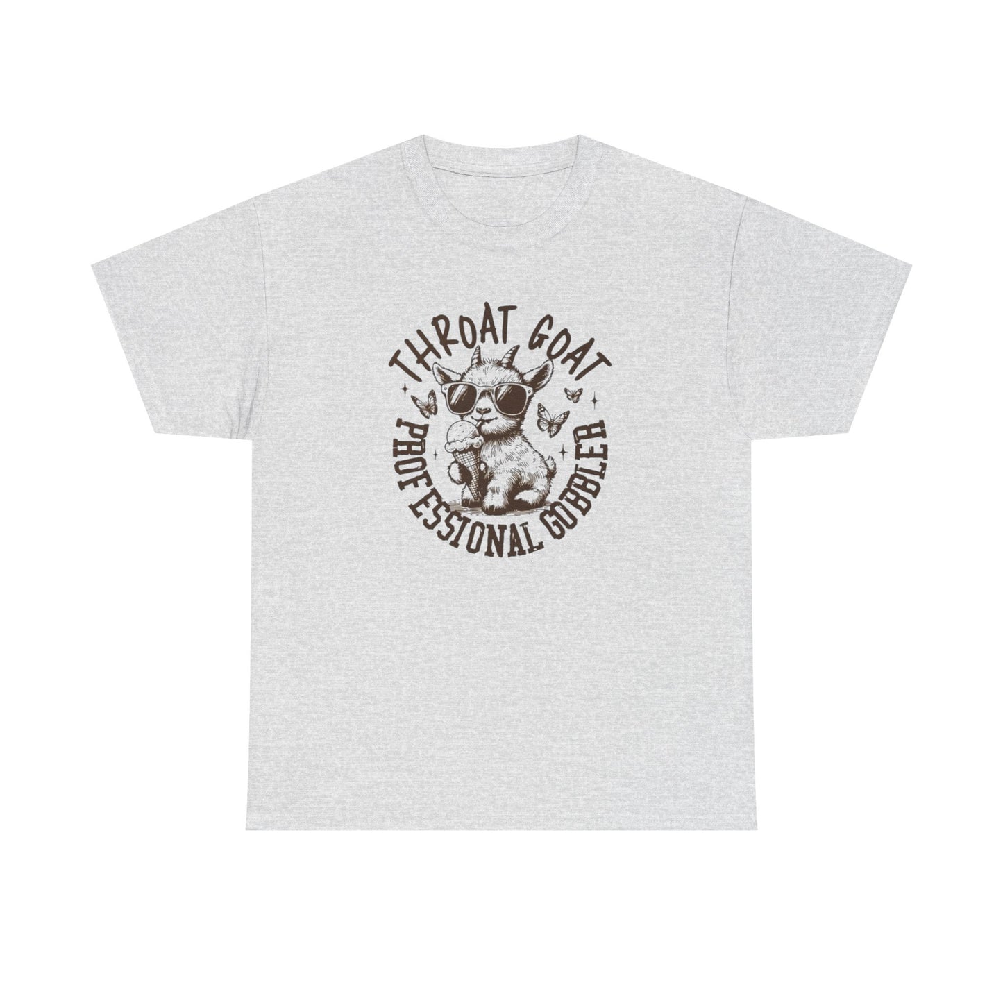 Throat Goat Funny Sex Graphic T Shirt S-5XL NEW Unisex Heavy Cotton Tee