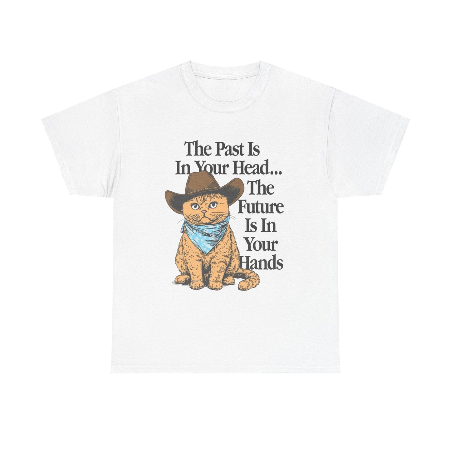 Future Is In Your Hands Graphic T Shirt Unisex Heavy Cotton Tee Gift Vintage