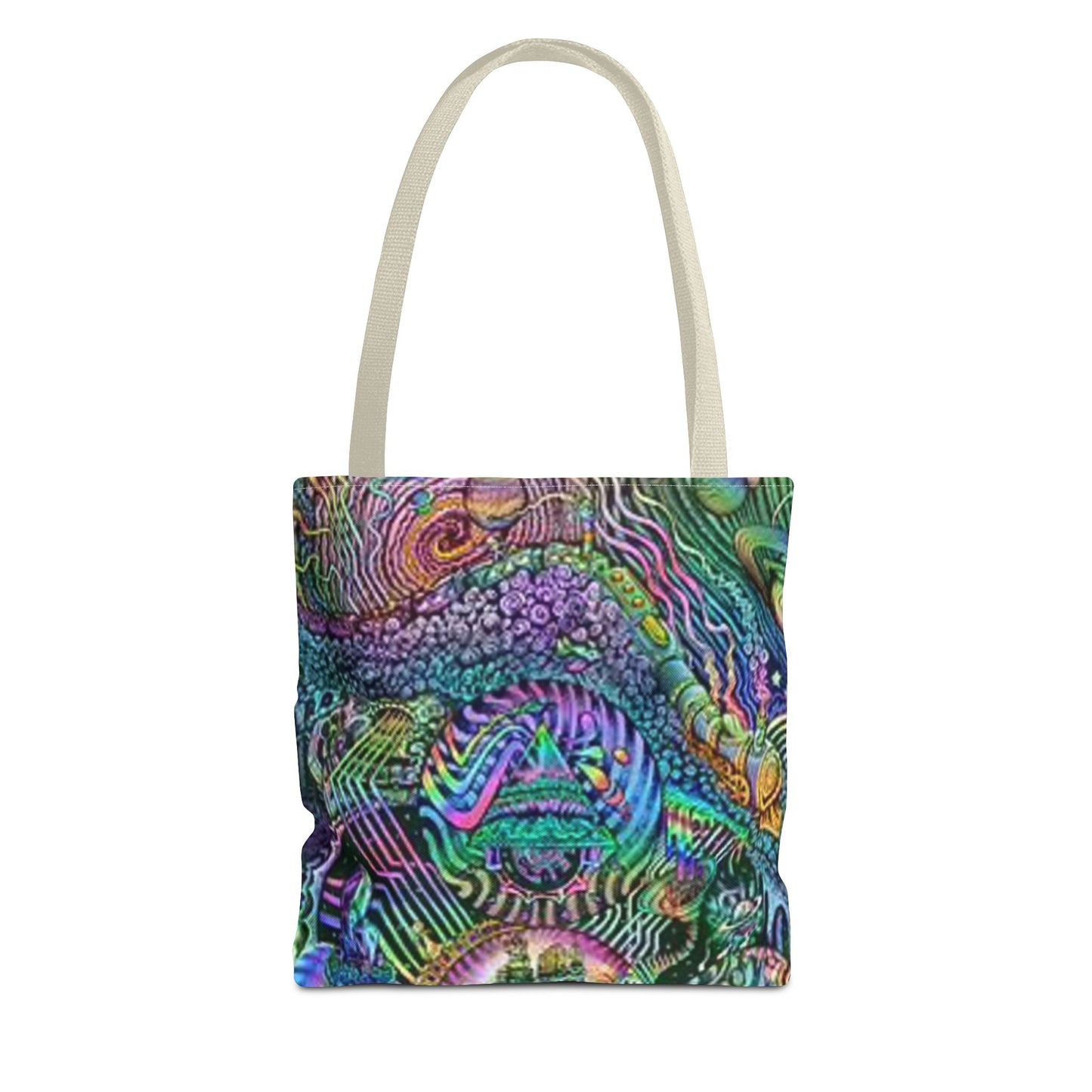 Trippy Rainbow Multi Color BRAND NEW MODERN Tote Bag (AOP)