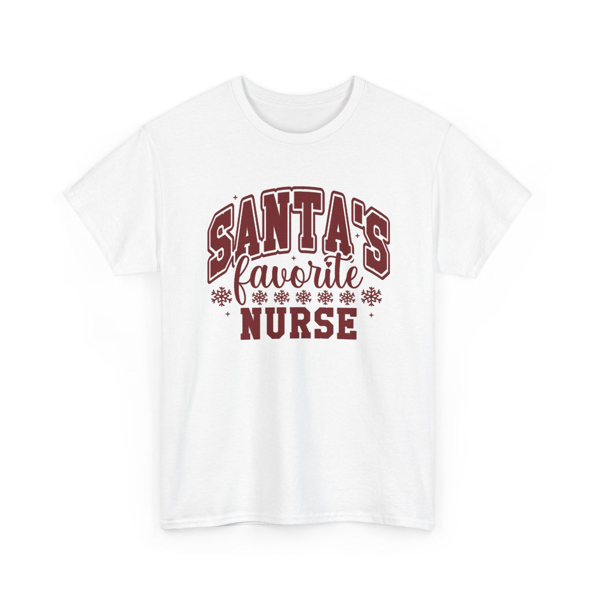 Santa's Favorite Nurse T-Shirt | Christmas Nurse Shirt