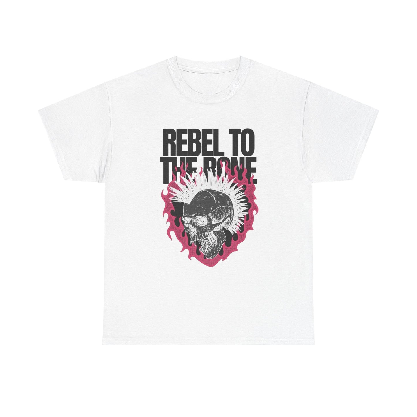 Rebel To The Bone Graphic T Shirt Unisex Heavy Cotton Tee