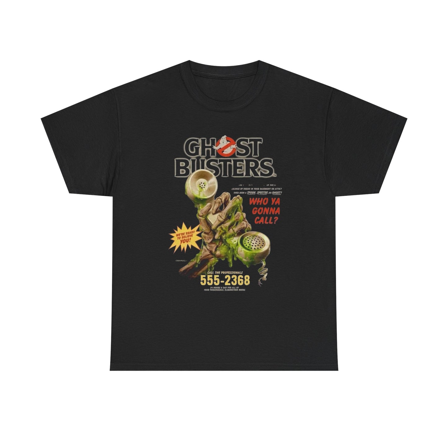 Ghostbusters Vintage Graphic T Shirt Unisex Heavy Cotton Tee