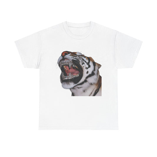 Bling Tiger Graphic T Shirt NEW Adult Unisex Heavy Cotton Tee