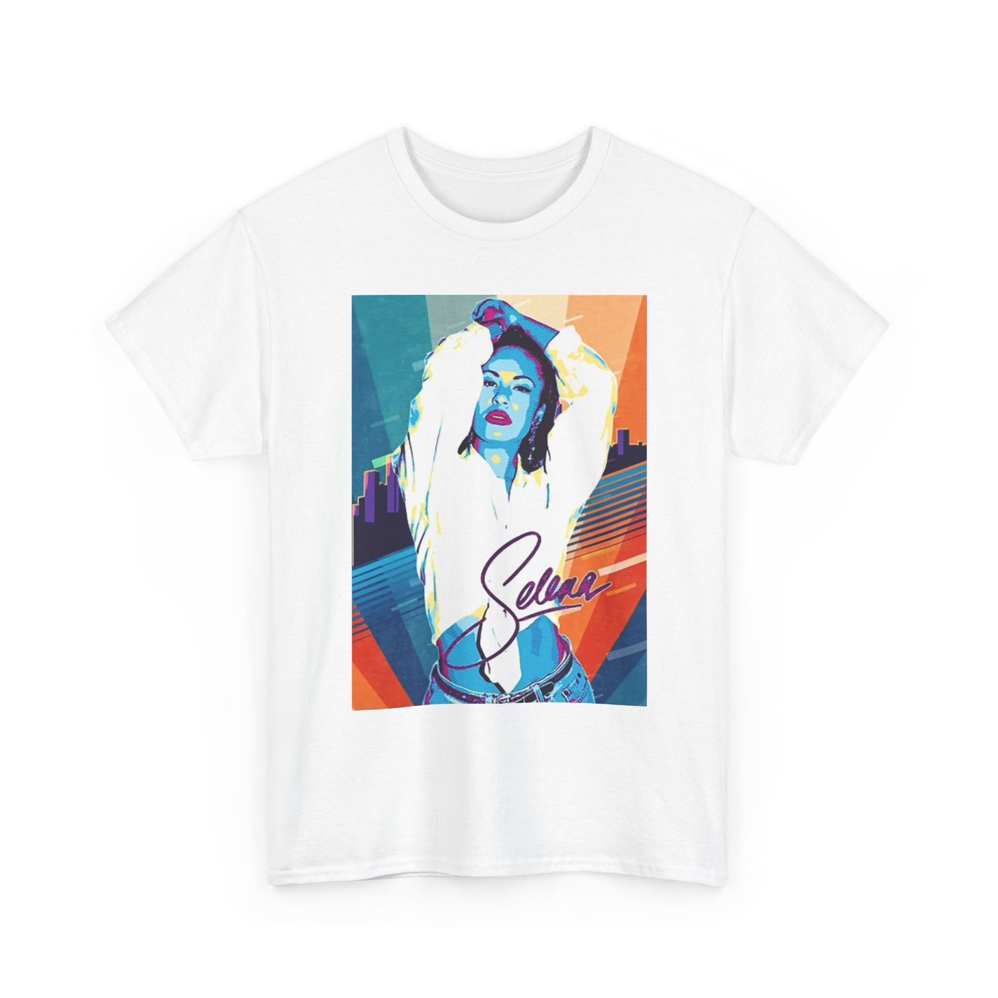 Selena Graphic T Shirt Retro Latina Latin Vintage Unisex Heavy Cotton Tee